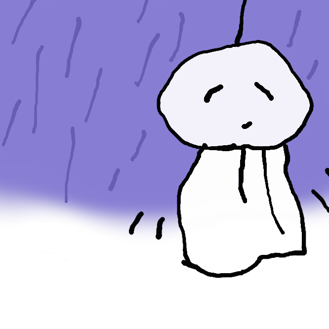 【雨降り】雨が降ること。雨の降る天候。